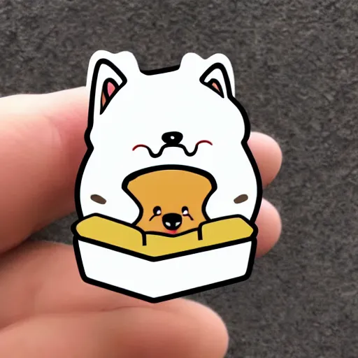 Image similar to cute shiba inu, whatsapp sticker