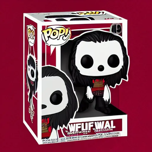 Image similar to werewolf funko pop