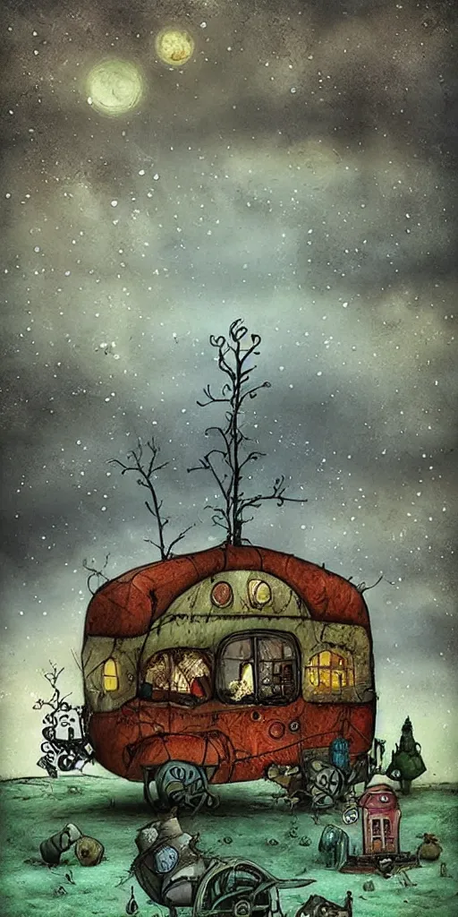 Image similar to a caravan by alexander jansson