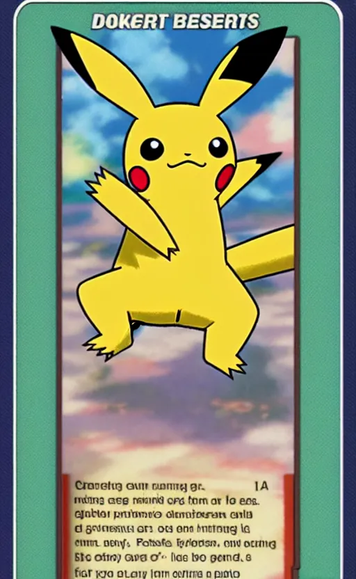 Image similar to a pokemon card