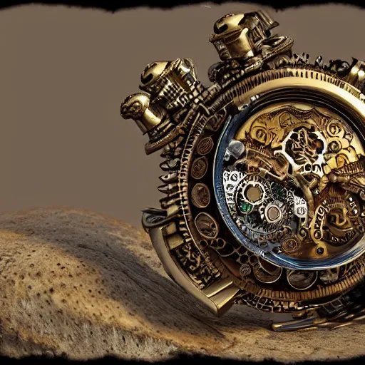 Image similar to A steampunk roaring tiger made from ornate engraved full plate armor and watch gears and several jewels, macro shot by Justin Gerard, unreal engine, detailed, intricate, physically based rendering