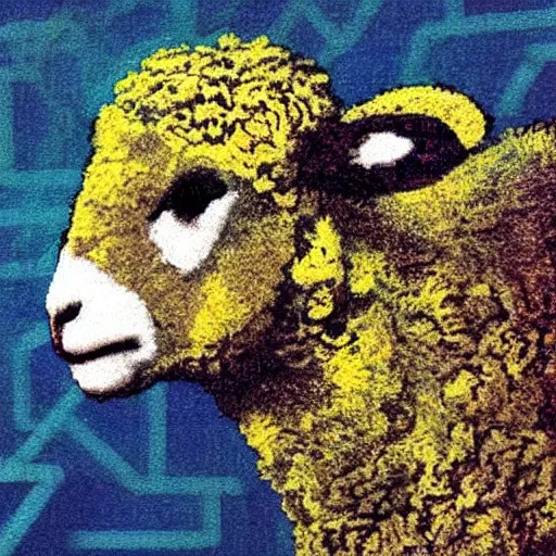Image similar to electric sheep