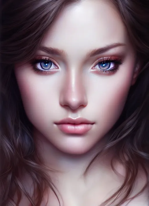 Image similar to a gorgeous female photo, professionally retouched, soft lighting, half body shot, realistic, smooth face, perfect eyes, symmetrical, wide angle, sharp focus on eyes, 8 k high definition, insanely detailed, intricate, elegant, art by artgerm