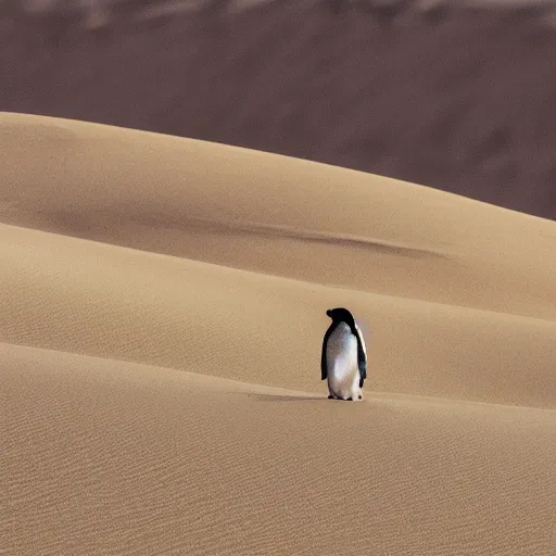 Image similar to dune, penguins