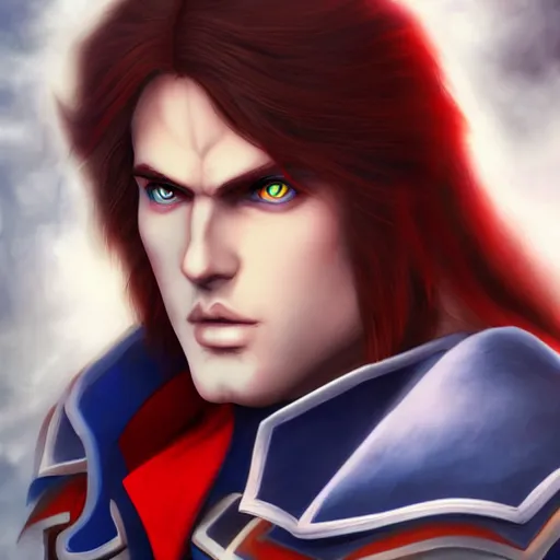 Image similar to An award winning portrait of Richter Belmont from Castlevania, artstation, digital art, ultra detailed masterpiece, 4k