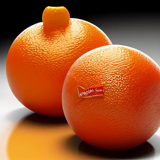 Image similar to realistic photo of orange 4k