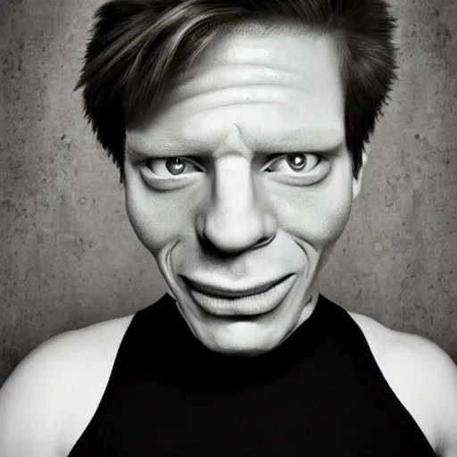 Image similar to fry from futurama as a real person, portrait photograph, hyper realism