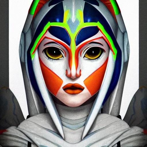 Image similar to portrait of ahsoka tano, anime fantasy illustration by tomoyuki yamasaki, kyoto studio, madhouse, ufotable, comixwave films, trending on artstation