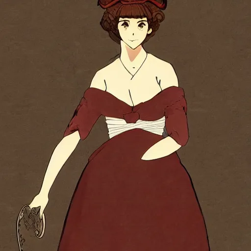 Image similar to regency era anime