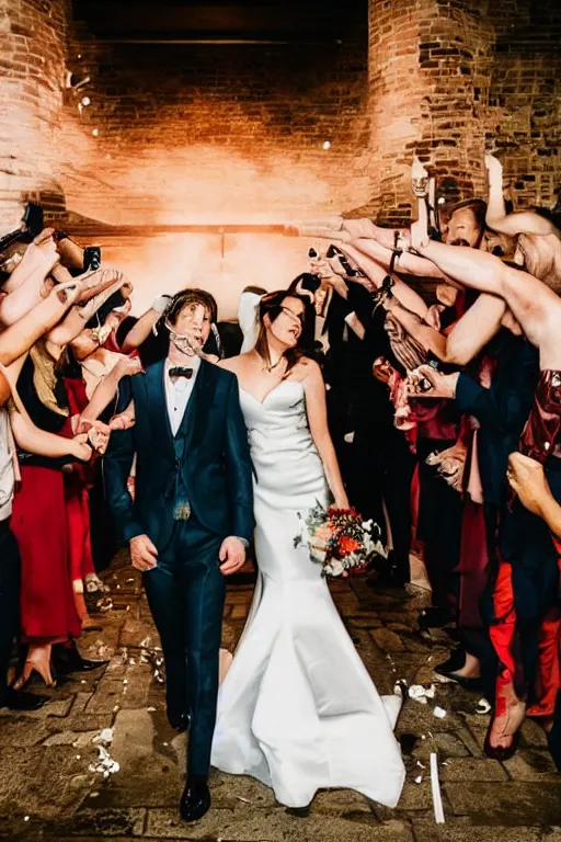 Image similar to Gambit And Rogue getting married , Professional photography