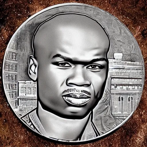 Image similar to 5 0 cent made of coins