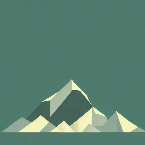 Image similar to “ geometric vector illustration of mountains in the fog ”