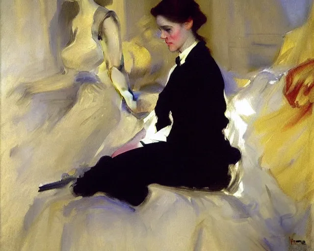 Image similar to painting by John Singer Sargent