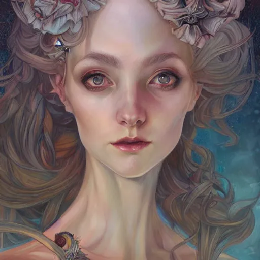 Image similar to a portrait in the style of anna dittmann and donato giancola and charles dulac.