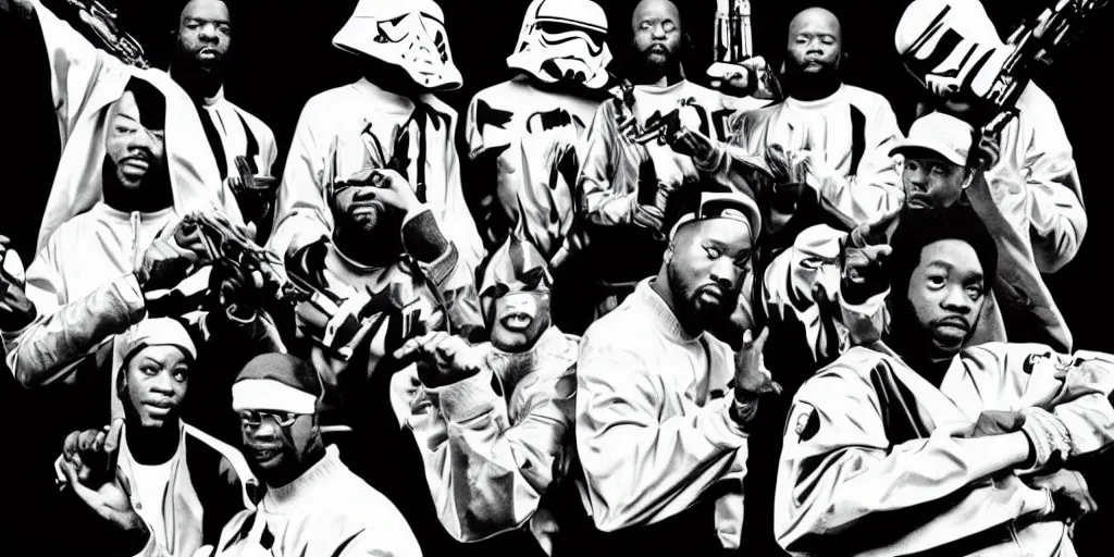 Prompt: wu-tang clan in Starwars