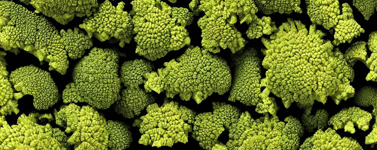 Image similar to biomechanical romanesco broccoli city, close up, depth of field, highly detailed, photorealistic