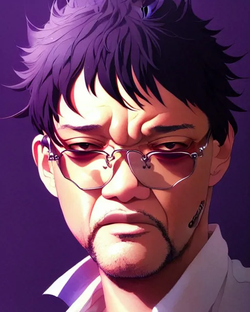 Prompt: laurence fishburne morpheus, portrait shinkai makoto studio ghibli studio key hideaki anno sakimichan stanley artgerm lau rossdraws james jean marc simonetti elegant highly detailed digital painting artstation pixiv