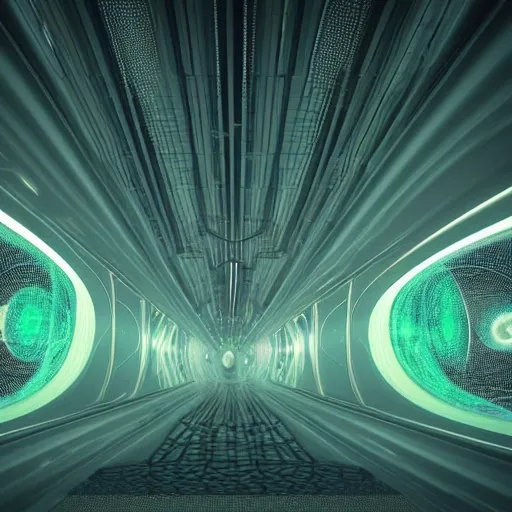 Image similar to a multiverse hypertube hallway made of 4 d quantum expanding entangled particulate galaxies, cosmic, supernova, digital, matrix, futuristic, neon, glowing, octane render, unreal engine, photorealistic, lightsabers, 8 k, ultra detailed