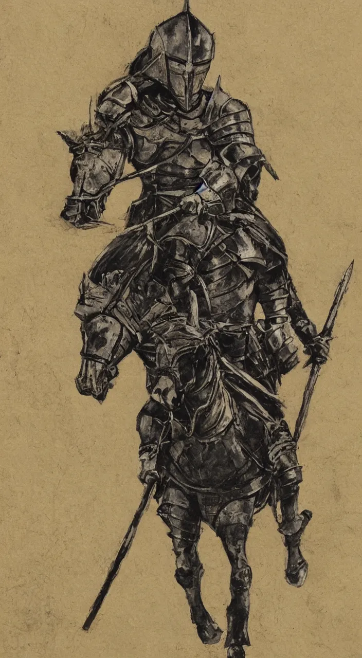 Image similar to a knight