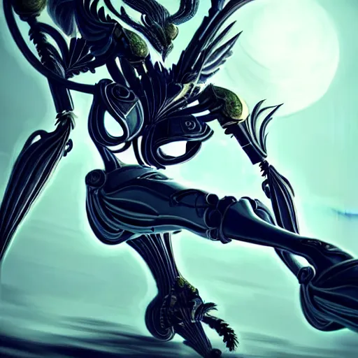 Image similar to highly detailed exquisite warframe fanart, worms eye view, looking up at a 500 foot tall beautiful saryn prime female warframe, as a stunning anthropomorphic robot female dragon, sleek smooth white plated armor, posing elegantly over your tiny form, unknowingly walking over you, you looking up from the ground between the robotic legs, detailed legs looming over your pov, proportionally accurate, anatomically correct, sharp claws, two arms, two legs, robot dragon feet, camera close to the legs and feet, giantess shot, upward shot, ground view shot, front shot, epic shot, high quality, captura, realistic, professional digital art, high end digital art, furry art, giantess art, anthro art, DeviantArt, artstation, Furaffinity, 3D, 8k HD render, epic lighting