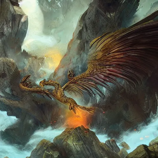 Prompt: the phoenix, the mythical bird with fire feathers, hyper detailed, photography, pexels, flickr, dslr, unreal engine 5, artstation, marc simonetti, john howe, ferdinand knab