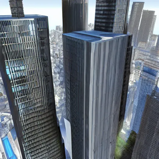 Prompt: Buenos Aires skyscrapers,3d render,unreal engine