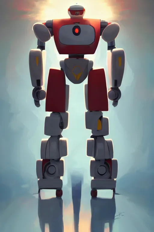 Image similar to metabots medabots medarotto medarot robot minimalist comics, behance hd by jesper ejsing, by rhads, makoto shinkai and lois van baarle, ilya kuvshinov, rossdraws global illumination ray tracing hdr radiating a glowing aura