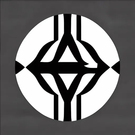 Image similar to black and white minimal animal symbol by karl gerstner, monochrome, 8 k scan, centered, symetrical, satisfying, bordered