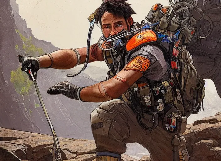 Prompt: a highly detailed apex legends portrait of a dentist, james gurney, james jean