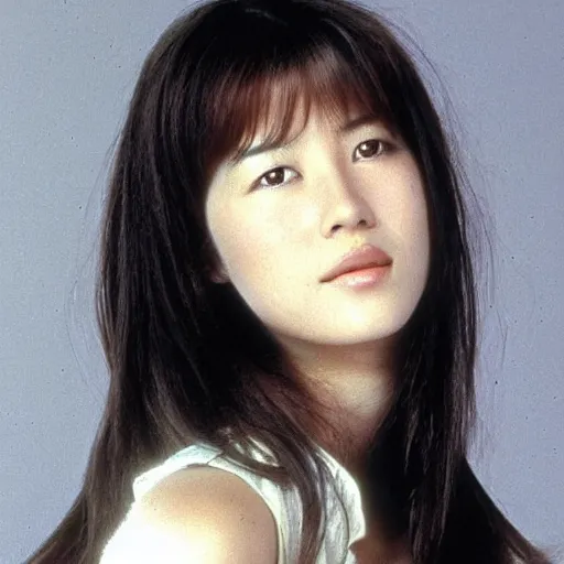 Image similar to face of 20 year old Chinese Sophie Marceau