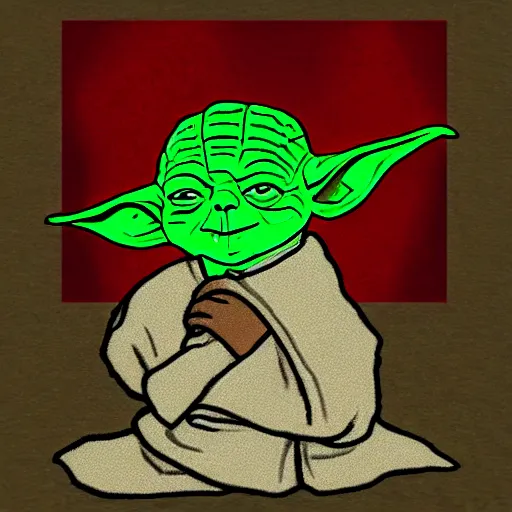 Prompt: Yoda wearing a crop top