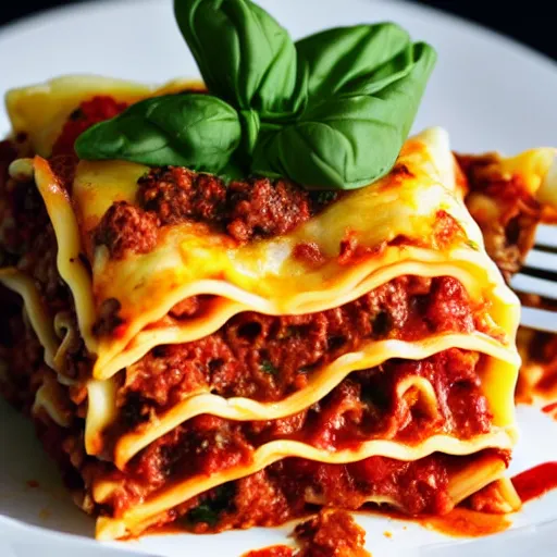 Image similar to the most delicious lasagna ever made