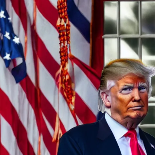 Image similar to donald trump getting an infusion