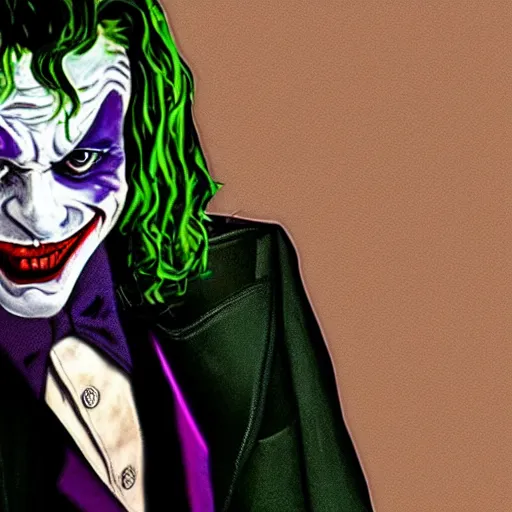 Image similar to playboi carti as the joker 4 k detailed super realistic