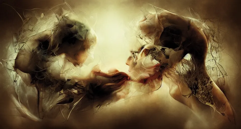 Image similar to the two complementary forces that make up all aspects and phenomena of life, by ryohei hase