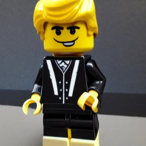 Image similar to xqc as a lego figure