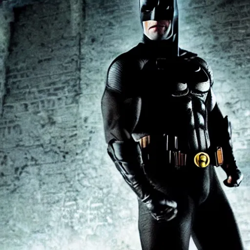 Image similar to jason statham as batman, cinematic, an film still