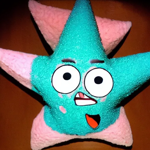 Prompt: Patrick star from the SpongeBob cartoon