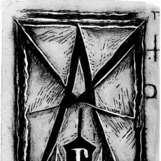 Prompt: magic protection iconography old occult rune intaglio etching engraving alchemy ink witchcraft