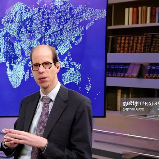 Image similar to nick bostrom argues for the simulation hypothesis on cnn. getty images copyright