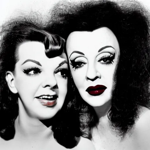 Image similar to photographic portrait of a hybrid of judy garland and cher aged 2 6, with a dark fringe, 8 k