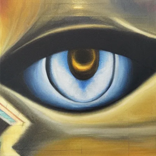 Prompt: The Eye of Providence, oil on canvas