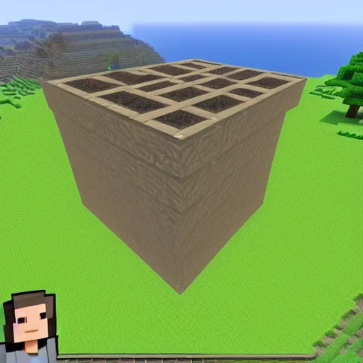 Image similar to Minecraft version from parallel reality