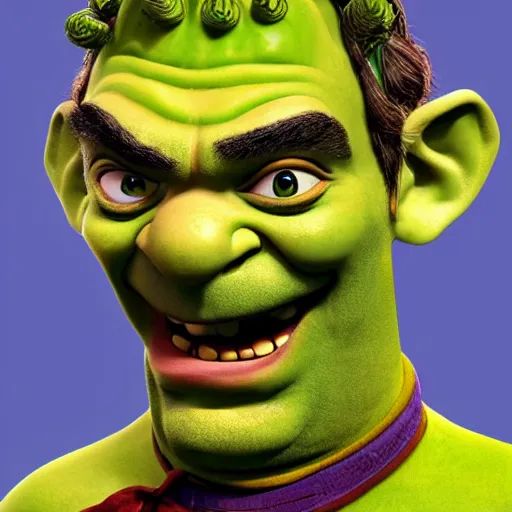 Prompt: very very very very highly detailed, epic, central composition, photo of Mr Bean as Shrek in the swamp, intricate, happy colors, extremely detailed, digital