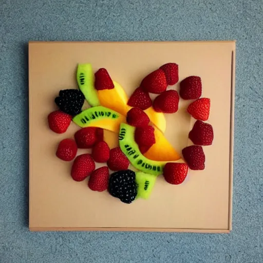 Image similar to fruit art of nine eleven