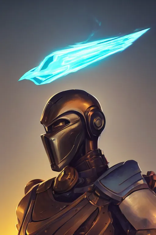 Image similar to epic mask helmet robot ninja portrait stylized as fornite style game design fanart by concept artist gervasio canda, behance hd by jesper ejsing, by rhads, makoto shinkai and lois van baarle, ilya kuvshinov, rossdraws global illumination radiating a glowing aura global illumination ray tracing hdr render in unreal engine 5