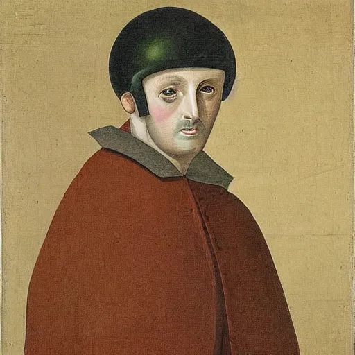 Prompt: painting of a man by Portabello Da Flinci