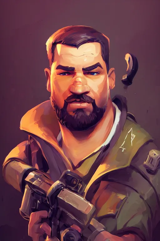 Image similar to beautiful highly detailed realistic stylized character portrait team fortress 2 engineer, detailed character art master portrait by ismail inceoglu, trending on artstation