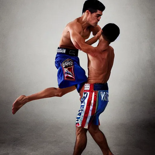 Image similar to chito vera knocks out dominick cruz via headkick, by annie leibovitz and steve mccurry, natural light, detailed face, canon eos c 3 0 0, ƒ 1. 8, 3 5 mm, 8 k, medium - format print