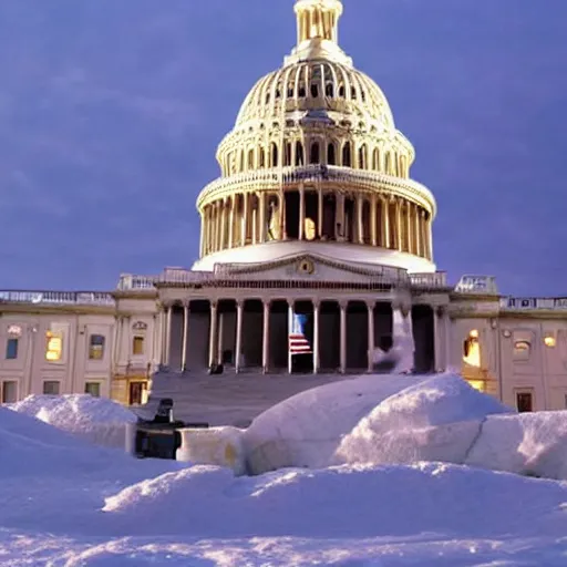 Prompt: Photo of the United States Capitol on January 6 under siege by multiple Walter Whites, reuters